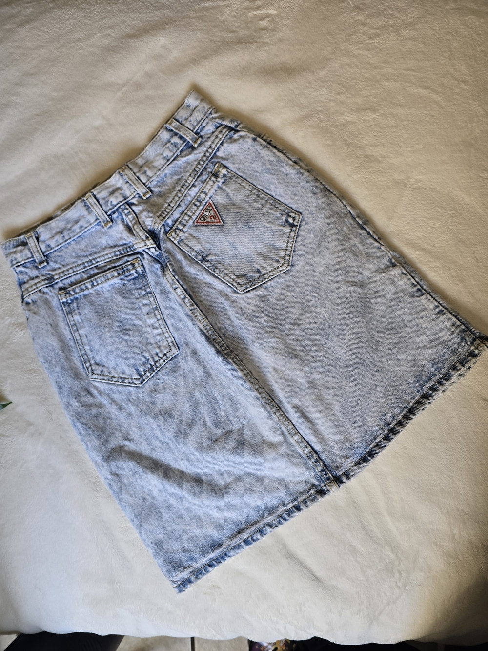 Guess by GUESS Light Wash Denim Skirt - Light Blue